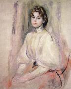Pierre Renoir Young Woman Seated oil painting